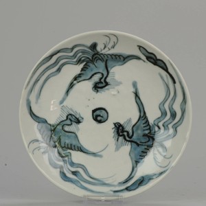 Antique Chinese 17th Porcelain Ming China Swatow Zhanghou Fenghuang