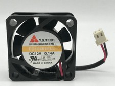 Y.S.TECH 4015 FD124015LL DC12V 0.14A 4CM 2-wire silent cooling fan