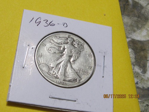 5 MIXED DATES AND MINT MARKS 90 % SILVER WALKING LIBERTY 5 0nly HALF $ # 6 -3 - Picture 2 of 11