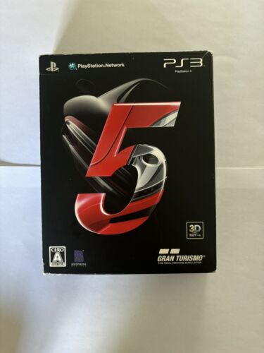 PS3 GRAN TURISMO 5 Limited Edition Japan Import w/ APEX Booklet US Seller