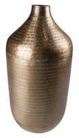 Deko-Vase Blumenvase Vase Tischvase Metall Goldgelb H 45 Cm
