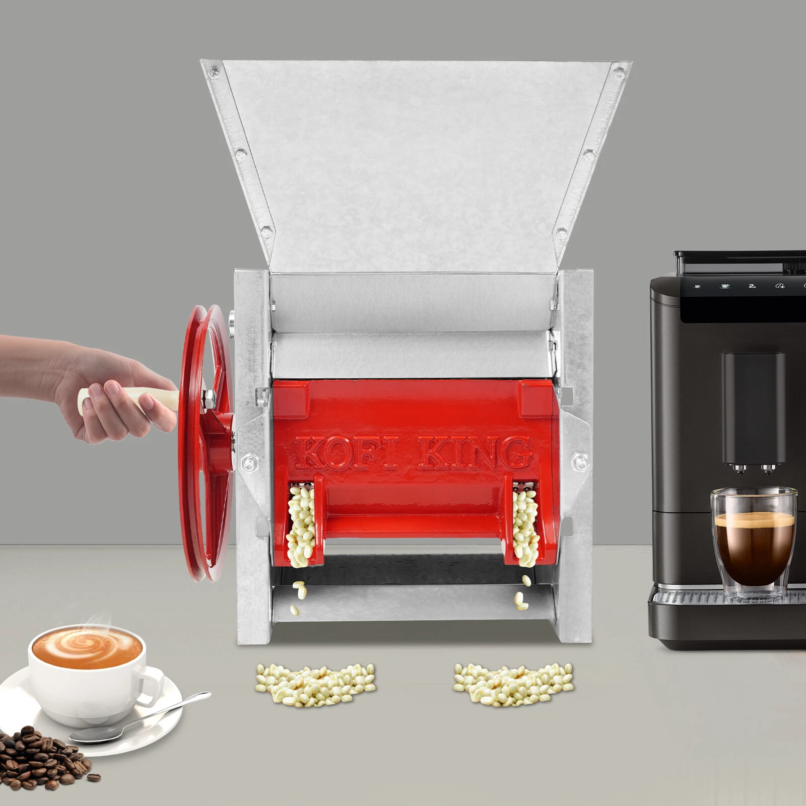 Hand Crank Coffee Bean Peeling Machine Sheller Manual Fresh Coffee Bean Peeler
Opens in a new window