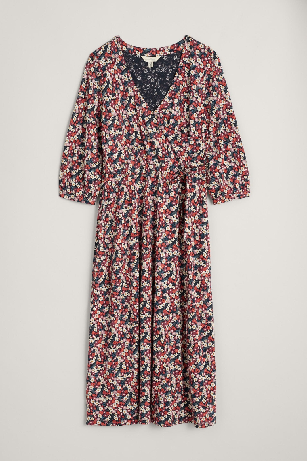 Seasalt Women's Dress navy Honeymoon Midi Dress Regular Posy