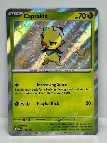CARTAS RARAS BRILLANTES POKEMON PALDEAN FATES - Imagen 9 de 86