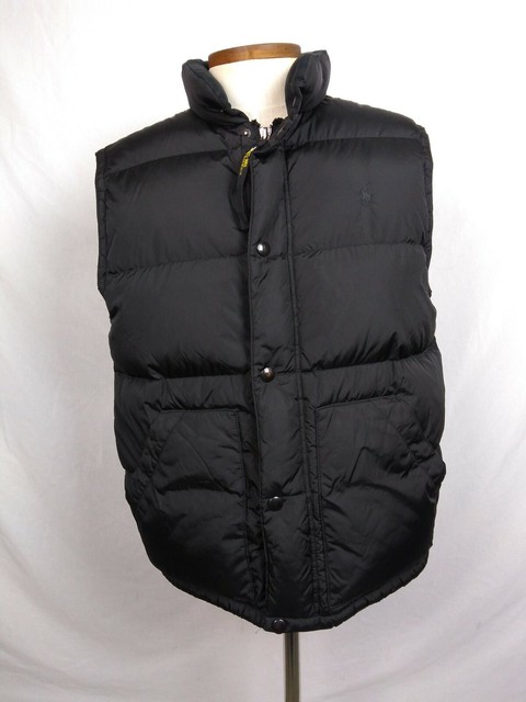 polo bubble coat black