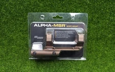 Sig Sauer ALPHA-MSR 34mm 1.535" Aluminum Scope Mount, Coyote Brown - SOA20017