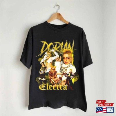 Dorian Electra Graphic Black Tee Shirt For Men Women Full Size S-2345XL MC279