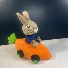 Beatrix Potter Peter Rabbit Plush Toy  Car 13” Drives, Spins Plays Music