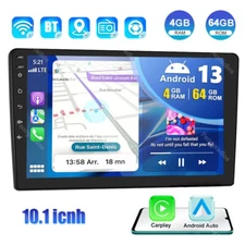 10.1" Wireless Apple CarPlay Car Stereo 4G+64G Android 13 Radio GPS NAVI WIFI