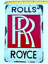 Rolls Royce Tin Sign Luxury Automotive Garage Shop Man Cave Dealership Metal Art