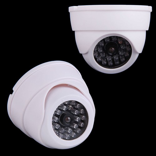 1/2/4PCS Dummy Fake Surveillance Security Dome Camera Indoor Flashing LED Light - Picture 8 of 10