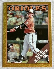 Adley Rutschman 2023 TOPPS SERIES 1 1988 GOLD MOJO Refractor Rookie RC /50