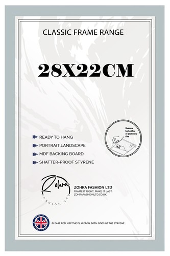 30x60cm | 30x40cm | 30x45cm | 28x22cm | 60x90cm Poster Photo Frame | Light Grey - Picture 25 of 41