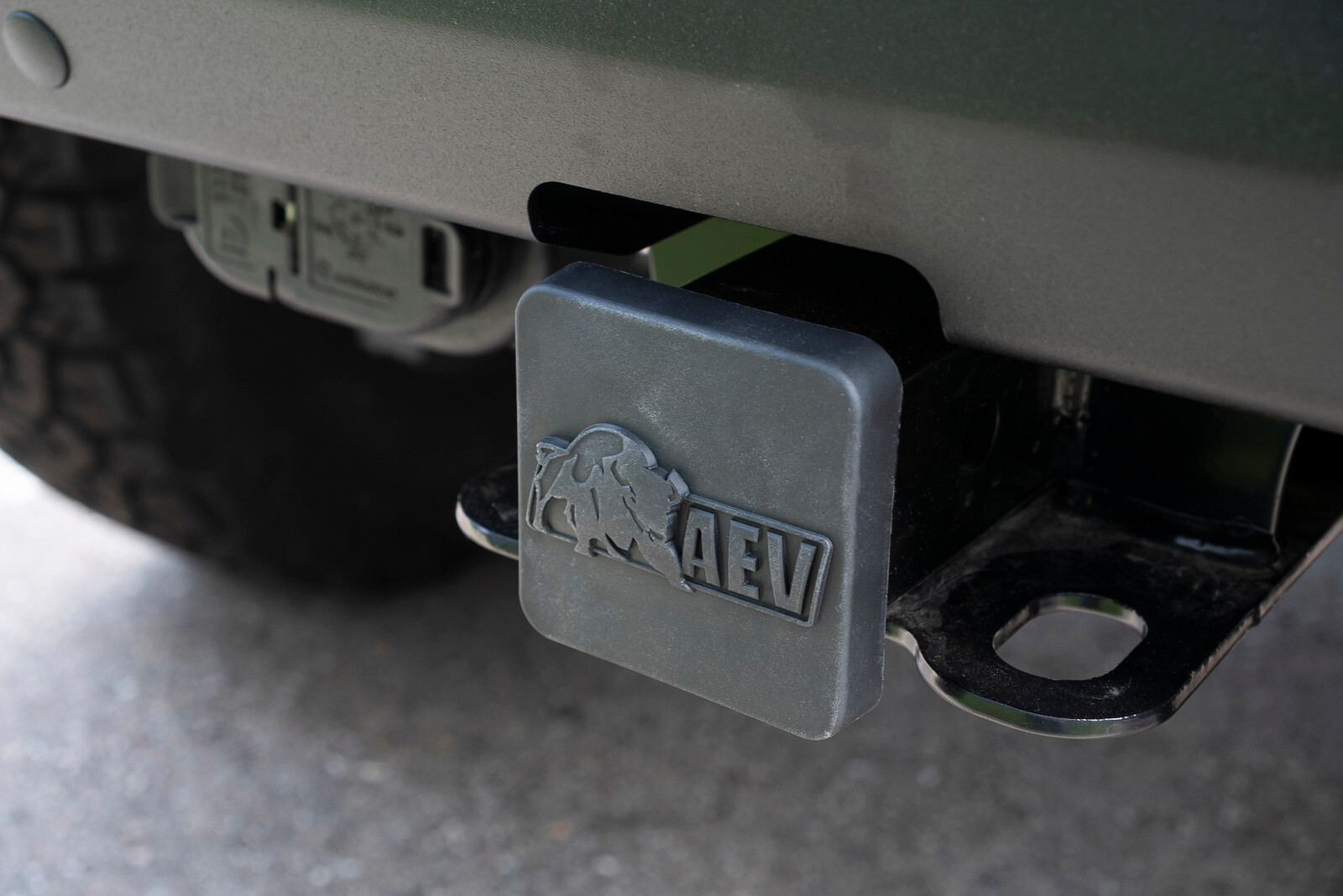 AEV 2″ Receiver Trailer Hitch Cover with AEV Logo