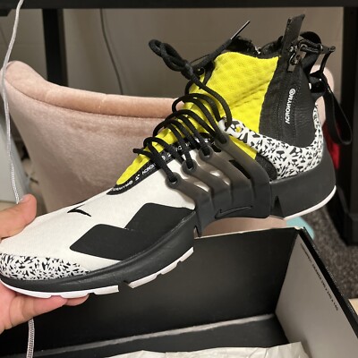 Nike Air Presto Mid / Acronym - Dynamic Yellow BRAND NEW Size 10 AH7832 100 | eBay