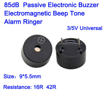 10pcs 85dB 3V Passive Electronic Buzzer Electromagnetic Beep Tone Alarm ...
