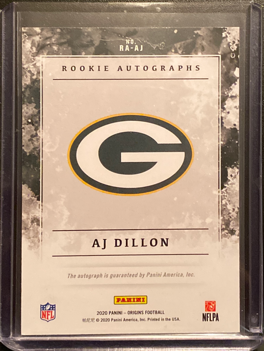 2020 Panini Origins #RA-AJ A.J. Dillon Rookie Autograph