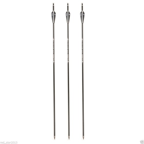 6Pcs 30" Spine500 Aluminum Arrows Replaceable Recurve/Compound Bows Shooting - Picture 6 of 11