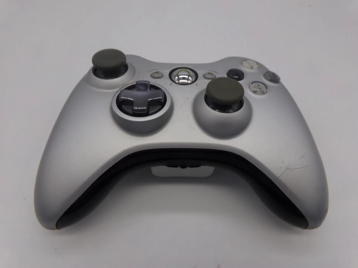 Silver xbox 360 controller deals