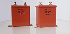 2 x MBGO-2 4uF 630V 10 MATCHED PAIR PiO PAPER IN OIL Capacitors MBGO USSR NEW