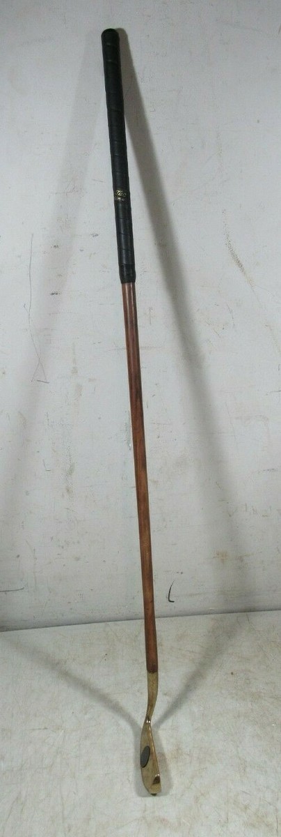 Vieux Club De Golf Dunlop Knickerbocker, Putter En Laiton Pour Droitier, 35,5 Pouces