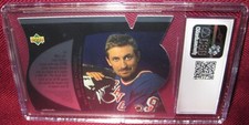 1997-98 SPx #46 MATS SUNDIN ERROR BACK HAS WAYNE GRETZKY DIE CUT #30 CSG 8.5