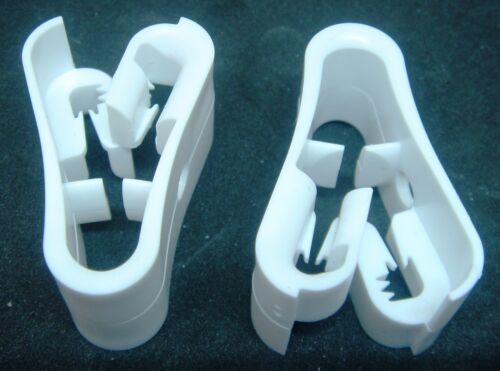2 each color White UNIVERSAL CORD GUIDE LOCK KEEPS CORDS TIGHT TO CASING - 第 1/3 張圖片