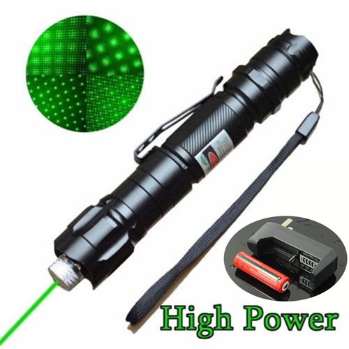 Puntero laser Ultra Poderoso Verde 540NM 1MW 30 KM + batteria + cargador PROMO - Zdjęcie 6 z 7