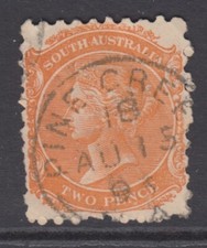 Northern Territory 'Pine Creek' F1 cancel on 2d. orange DLR. Index '18'