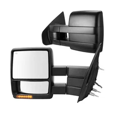 AUTOSAVER88 Towing Mirrors Compatible with 07-14 Ford F150 Truck, Trailer Tow...