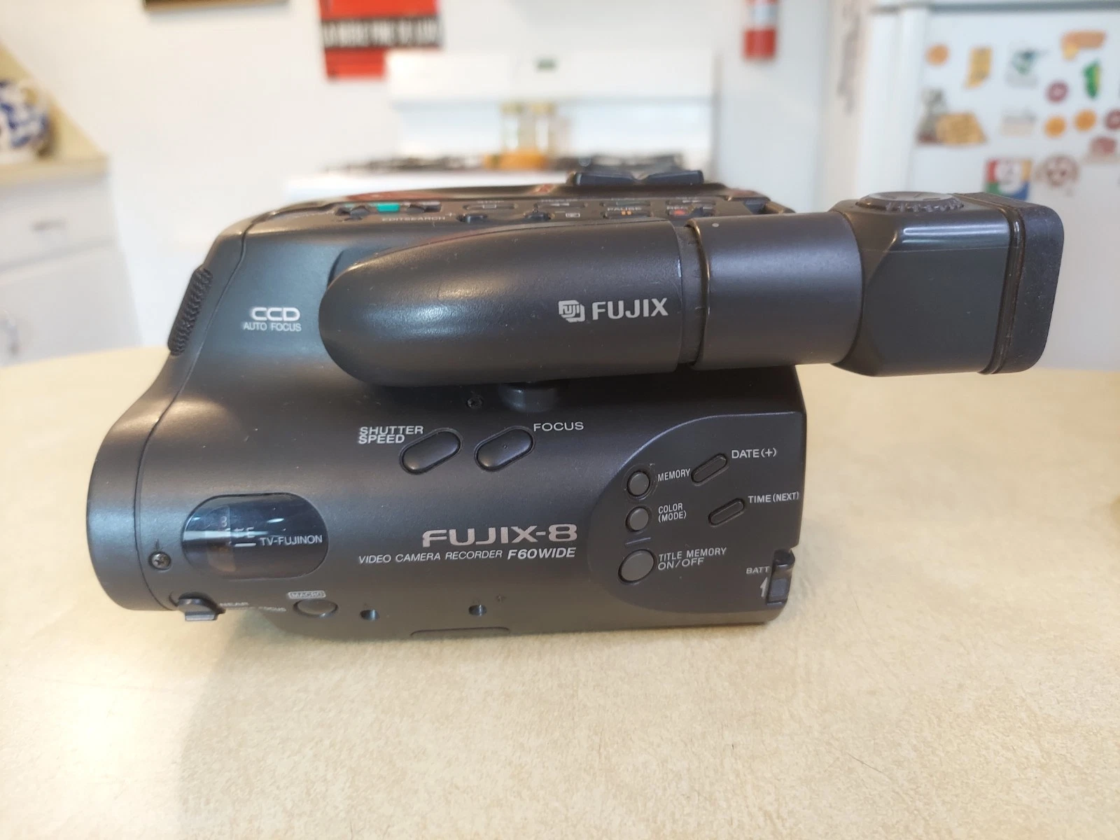 Fujix-8 Video Camera Recorder F60wide Power Source Battery Cords Remote image 10