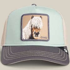 Goorin Bros Animal Baseball Trucker Snapback Hat Cap Tricolor Horse Chad Green