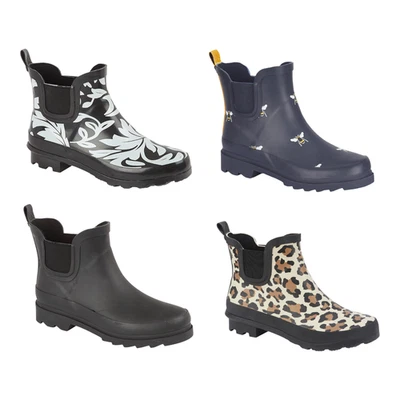 Urban Jacks Womens Wellibobs Ladies Wellingtons Festival Garden Waterproof Size