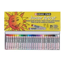 Cray-Pas Junior Artist Oil Pastels 25-Color Set