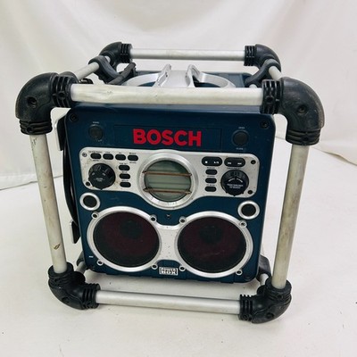READ BOSCH PB10-CD POWER BOX Jobsite AM/FM Radio Battery Charger GFCI NO REMOTE