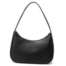 Shoulder Bags for Women, Cute Hobo Tote Handbag Mini Clutch Purse Large Black