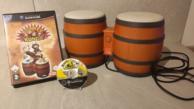 Donkey Konga für Nintendo Gamecube inkl. ORIGINAL Trommel & Anleitung