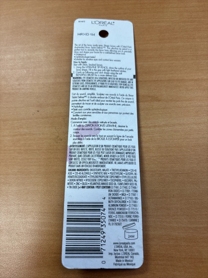 L'Oreal Brow Stylist Waterproof Definer 391 DARK BLONDE - Image 2 of 2