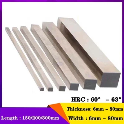 HSS Vierkantstahl Vierkantprofil Vierkantstange Vierkantstange HRC 60° - 63°