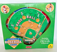 Pinball Baseball Game Portable Tabletop Schylling 2001 Family Ball Park Fun