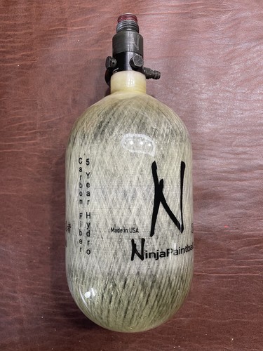 Ninja 68/4500 PSI HPA Paintball Tank w/ Ninja Regulator. Out Of Date