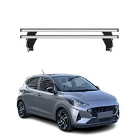 Menabo DachträGer GrundtäGer FüR Hyundai I10 2020-2026 50Kg Alu Silber 2 Tlg