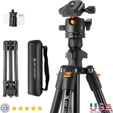 Lightweight Portable Tripod W/ 36mm Ball Head 360 Degree Rotation DSLR Camera US