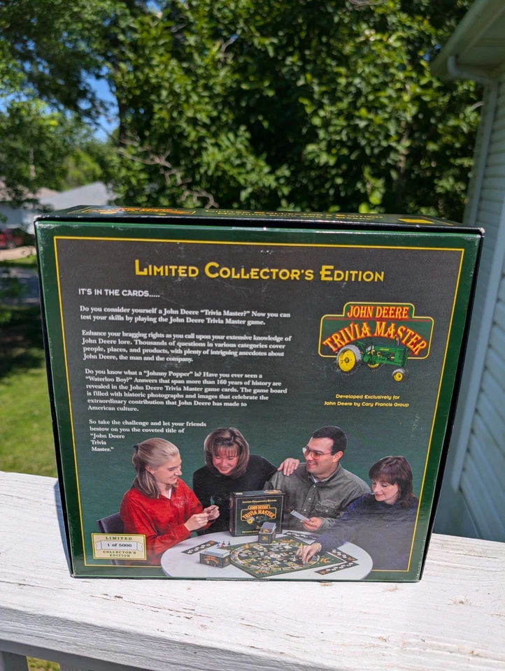 RARO jogo John Deere Trivia Master edição de colecionador não perfurado - Imagem 2 de 4