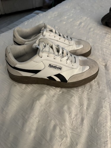 Reebok White Black Grey Low Top Athletic Sneakers Ortholite Comfort