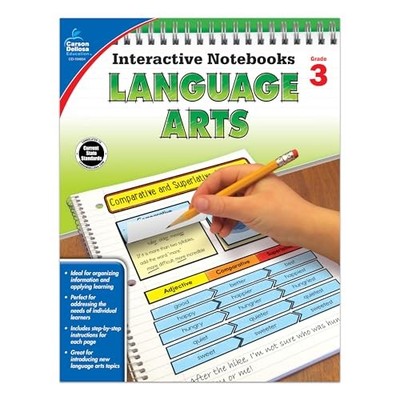 Language Arts, Grade 3 (Interactive Notebooks) - Paperback - GOOD