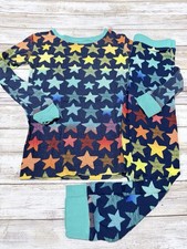 Little Sleepies Boys Girls 4T Navy Shades of Stars Two Piece Pajamas Set