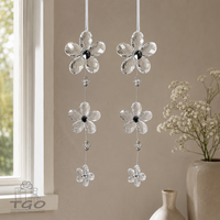 Formano Fensterdeko DekohäNger Blume Acry Klar 35Cm- 2Er Set- 606242