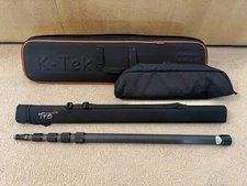 K-Tek KEG-100 graphite boom pole, KBLT35B case (rare, discontinued)