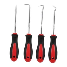4PCS Car Precision Hook and Pick Set, O Ring Vehicle Oil Seal Gasket StyleB